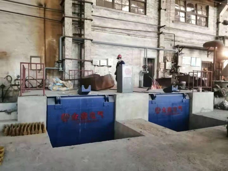 Customer use site of intermediate frequency melting furnace
